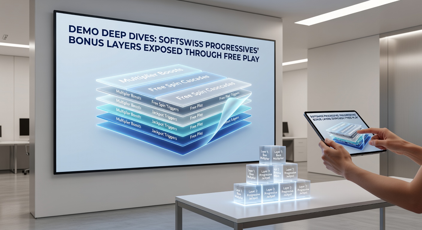 Close-up demo view of SoftSwiss progressive bonus wheel spinning toward a major jackpot layer, with overlaid meters showing contribution rates