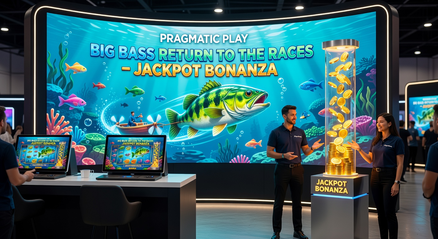 Close-up of jackpot progression bars and bonus wheel in Big Bass Return to the Races, highlighting Mini, Major, and Mega prize tiers against a dynamic race-themed background