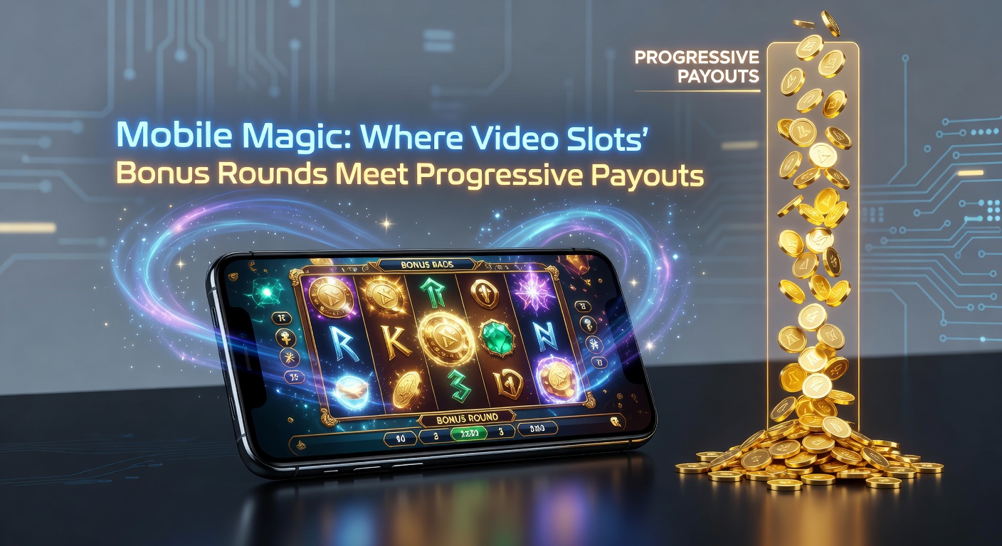 Close-up of a progressive jackpot explosion during a mobile video slot bonus feature, coins cascading across the screen