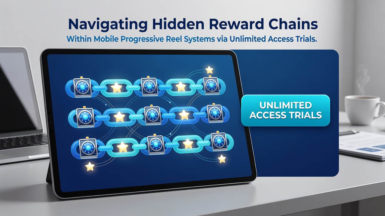 Detailed view of bonus chain progression wth highlighted reward multipliers on a mobile slot demo screen