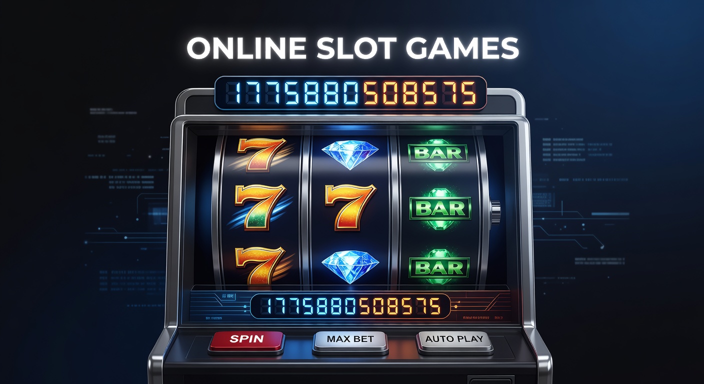 Vibrant online slot game interface showing spinning reels with colorful symbols and jackpot counters glowing on a digital screen