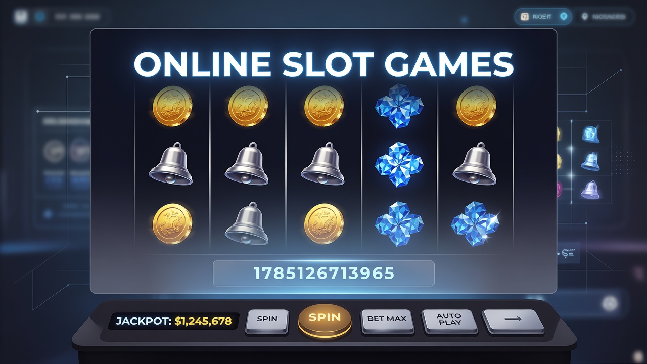 Mobile device displaying an online slot game with bonus features active