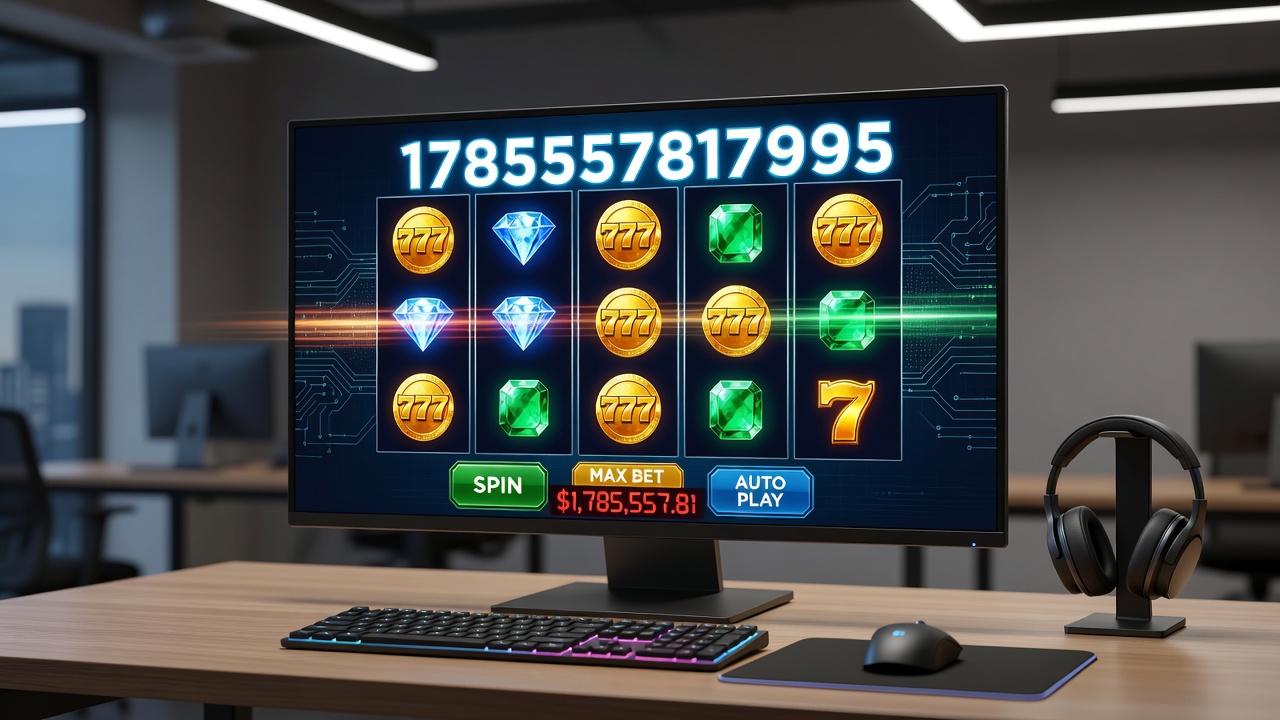 Mobile phone screen displaying an online slot game with active bonus round and win indicators