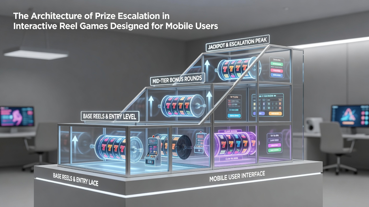 Close-up of cascade mechanics and multiplier display in a mobile reel game