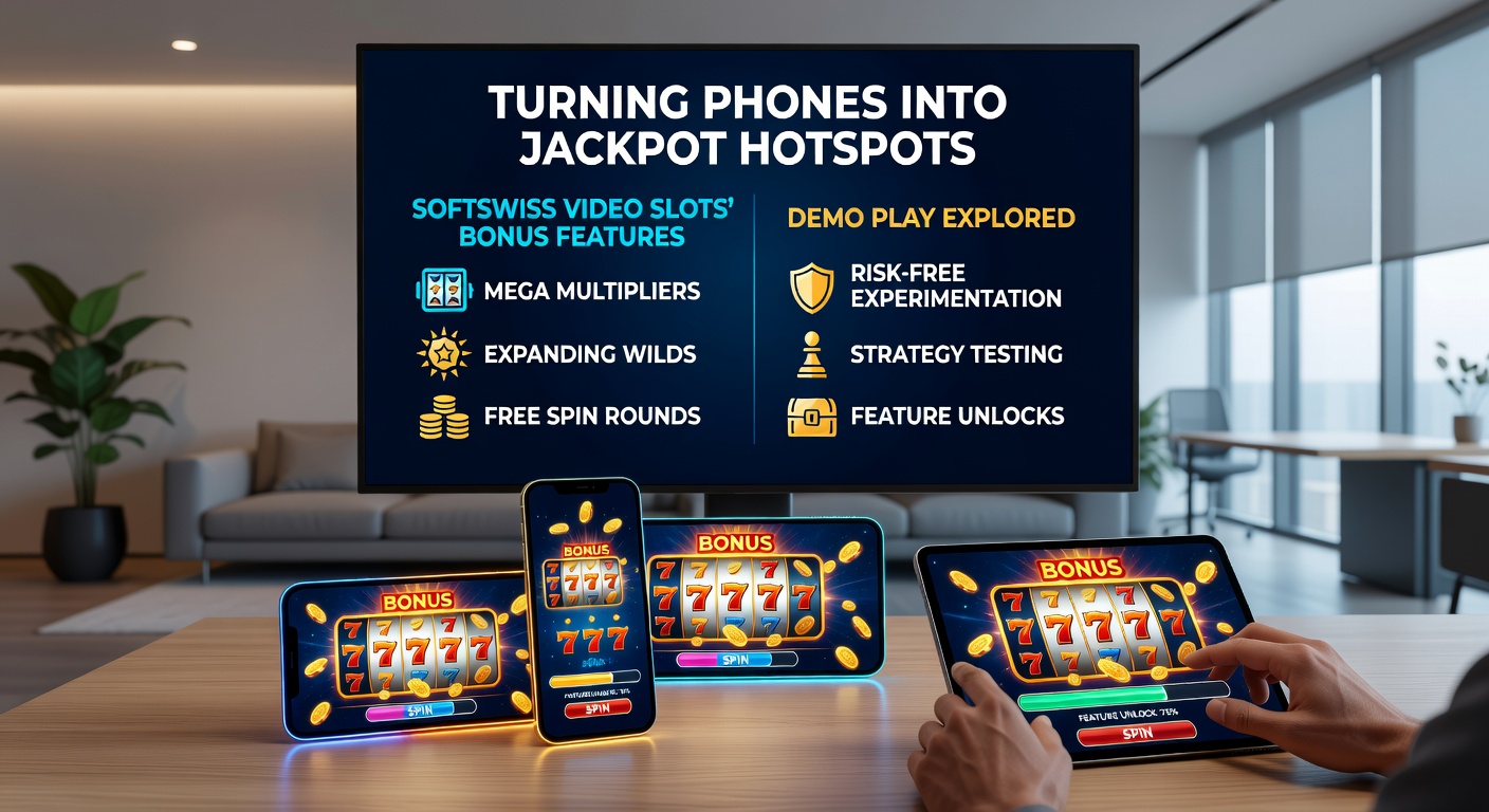 Close-up of a SoftSwiss slot bonus round on mobile, with exploding wilds, free spin counters, and rising jackpot meters